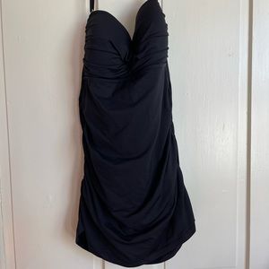 Anne Cole Signature black one piece bathing suit size 8